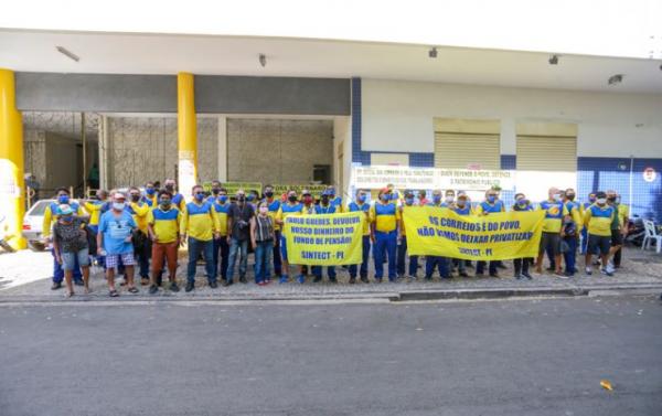 Assembleia vai decidir sobre continuidade da greve dos Correios no Piauí.(Imagem:Roberta Aline/Cidadeverde.com)