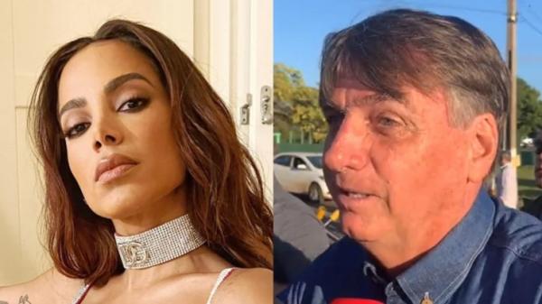 Bolsonaro alfineta Anitta após declaração de apoio à Lu(Imagem:Reprodução)