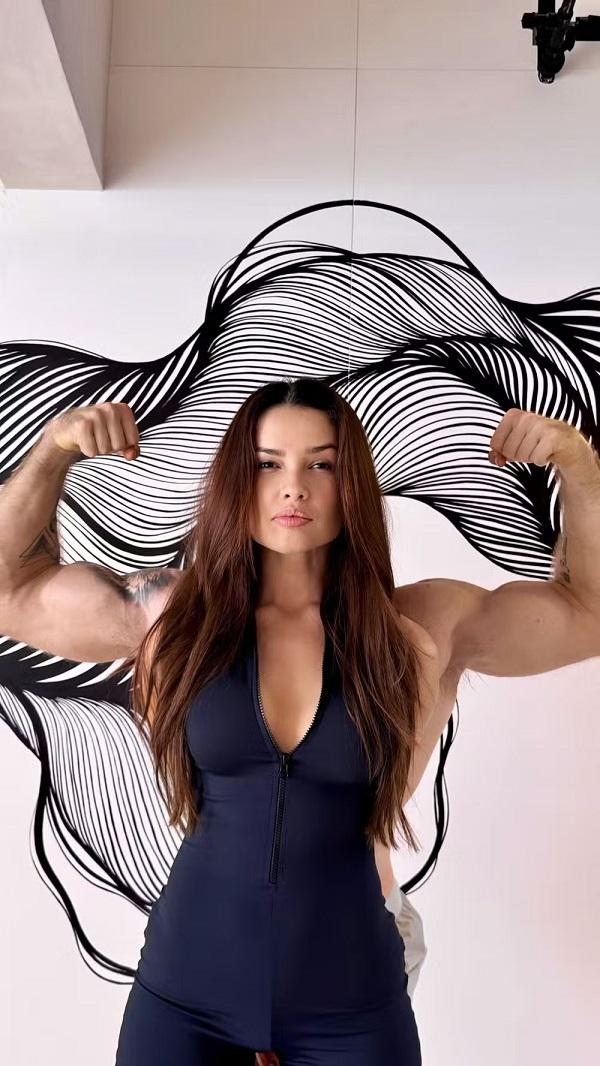 Juliette treina com o noivo, Kaique Cerveny, e amigos.(Imagem:Reprodução/Instagram)