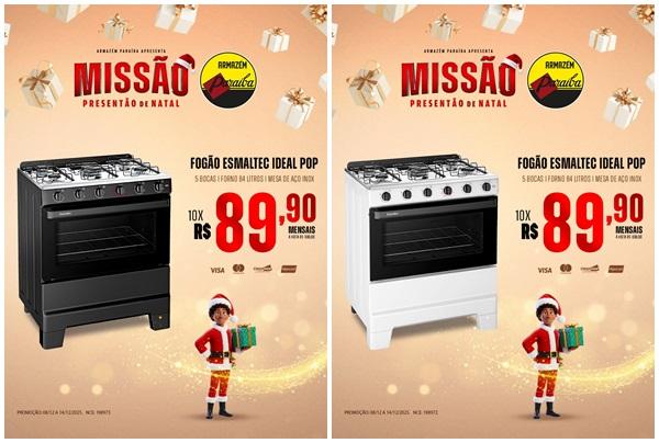 Armazém Paraíba abre temporada de Natal com preços imbatíveis e promoções em todos os setores.(Imagem:Divulgação)