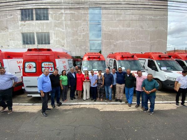Piauí recebe 11 ambulâncias do Ministério da Saúde para renovação e ampliação de frota do SAMU.(Imagem:Divulgação)