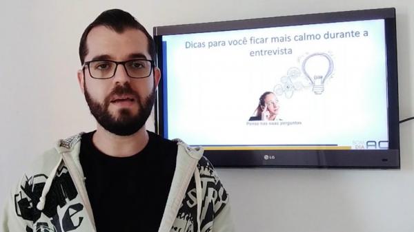 Especialista dá dicas de como deixar o nervosismo de lado na entrevista de emprego.(Imagem:Reprodução)