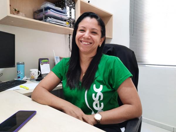 Joana Rocha, diretora do Sesc Floriano(Imagem:Reprodução)