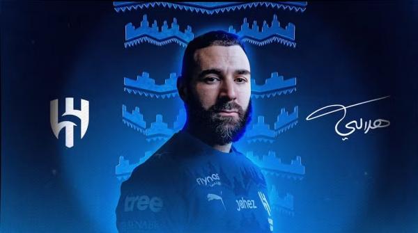 Benzema assinou contrato com o Al-Hilal at&eacute; meados de 2027.(Imagem:Divulga&ccedil;&atilde;o / Al-Hilal)