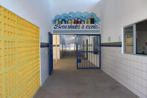 Escola municipal em Teresina.(Imagem:Divulgação/Semec Teresina)