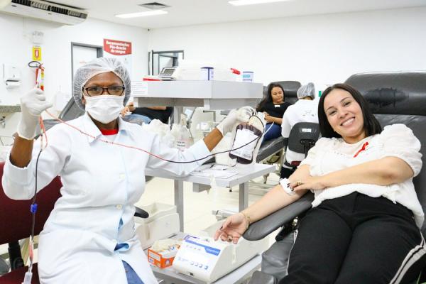 Durante todo o mês de julho, 4.819 pessoas compareceram a uma das quatro unidades de coleta do Hemopi para doar sangue.(Imagem:Divulgação)