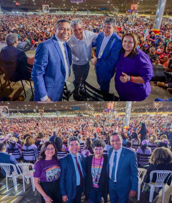 Deputado federal Dr. Francisco Costa participa da 7ª Marcha das Margaridas.(Imagem:Jéssyca Barros e Roberta Aline)