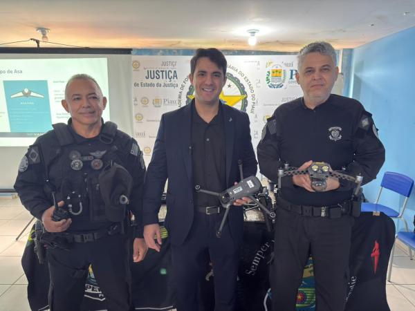 Al&eacute;m dos policiais penais, est&atilde;o participando tamb&eacute;m da qualifica&ccedil;&atilde;o policiais militares e guardas civis municipais.(Imagem:Ascom Sejus)