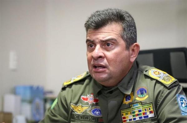 Coronel Scheywan Lopes(Imagem:Renato Andrade/Cidadeverde.com)