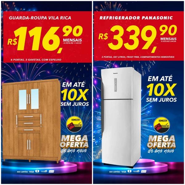 Ano Novo, casa nova: Mega oferta no Armazém Paraíba é a oportunidade que você esperava!(Imagem:Divulgação)