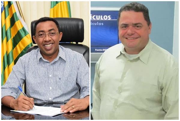 Prefeito Joel Rodrigues e Nilson Ferreira, Secretário de Comunicação de Floriano.(Imagem:Divulgação)