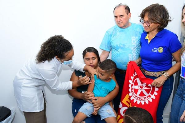 Prefeitura de Floriano realiza o Dia D de Multivacinação para crianças e adolescentes.(Imagem:Secom)