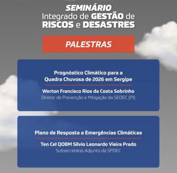 Defesa Civil do Piau&iacute; apresenta progn&oacute;stico clim&aacute;tico durante evento nacional sobre gest&atilde;o de riscos e desastres(Imagem:Divulga&ccedil;&atilde;o)