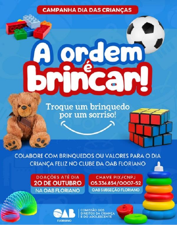 Iniciativa da Comissão dos Direitos da Criança e do Adolescente arrecada brinquedos e fundos para o evento 