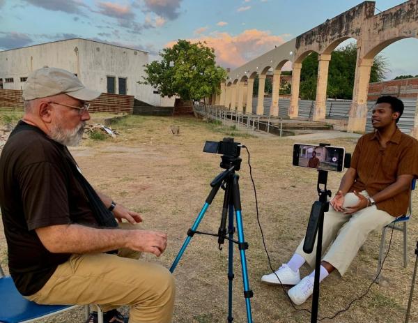 Cineasta Carlos Pronzato participa de mostra de cinema em Teresina e grava filme sobre Clóvis Moura(Imagem:Divulgação)