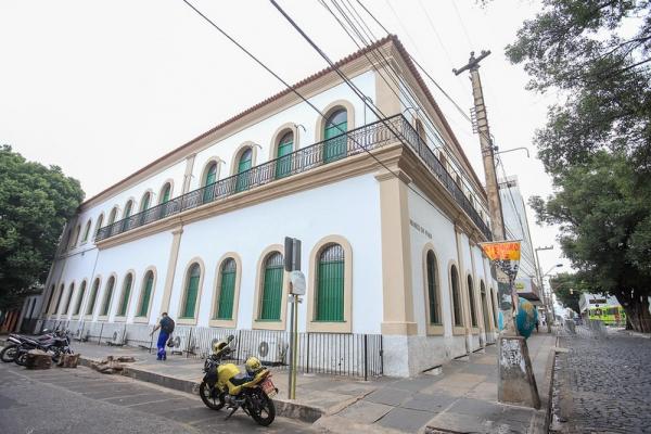 Casa de Odilon Nunes tem 166 anos e abriga mais de 7 mil pe&ccedil;as expostas em 12 salas, al&eacute;m de um espa&ccedil;o para arte contempor&acirc;nea, p&aacute;tio e reserva t&eacute;cnica.(Imagem:Arquivo Secom)