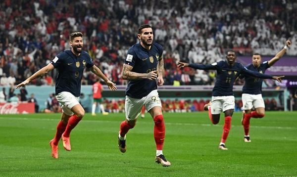 Franceses triunfam por 2 a 0 no Estádio Al Bayt.(Imagem:Reuters/Dylan Martinez/Direitos Reservados)