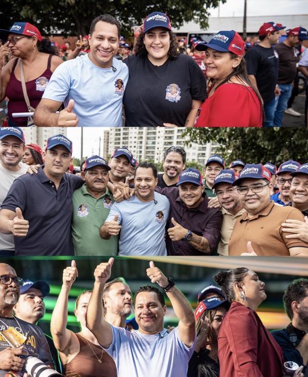 Gleydson Resende arrasta multid&atilde;o no lan&ccedil;amento da pr&eacute;-candidatura de Orleans Brand&atilde;o em S&atilde;o Lu&iacute;s(Imagem:Divulga&ccedil;&atilde;o)
