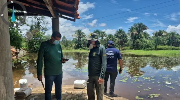 Segundo t&eacute;cnicos do &oacute;rg&atilde;o, o acompanhamento da &aacute;rea ser&aacute; cont&iacute;nuo.(Imagem:Ascom Semarh)