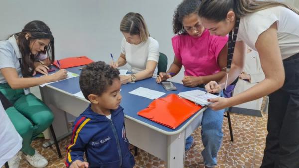 Saúde de Floriano realiza imunização para prevenir a gripe em comunidade escolar.(Imagem:Secom)