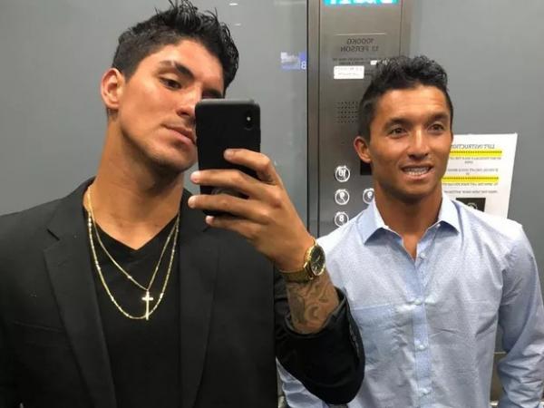 Gabriel Medina e Flavio Nakagima(Imagem:Reprodução/Instagram)