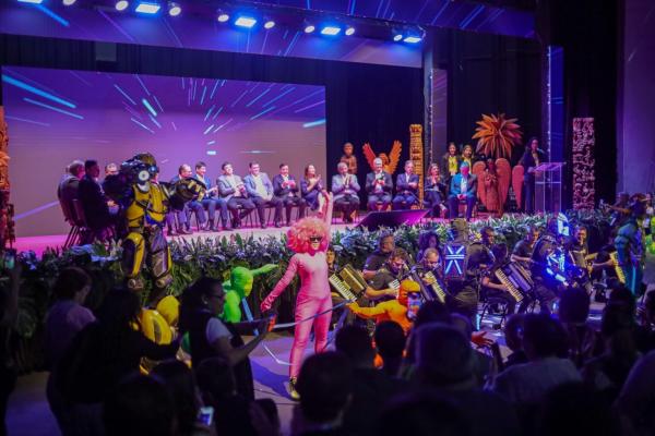 Estudantes da rede pública do Piauí levam soluções tecnológicas para feira NEON 2025(Imagem:Letícia Santos)