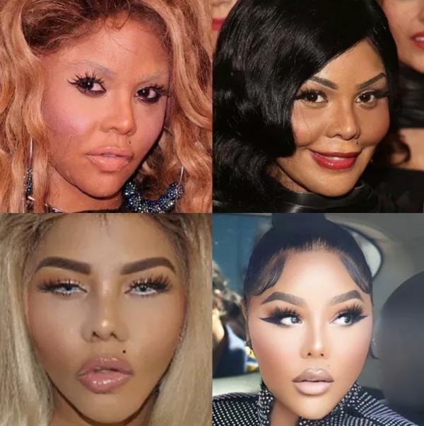 Lil Kim surpreende fãs com novo visual e impressiona com plásticas(Imagem:Reprodução)