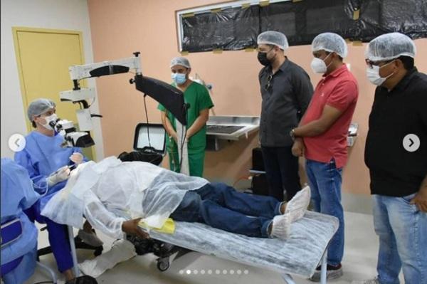 Mutirão de Cirurgias de Catarata no Hospital Deolindo Couto(Imagem:Reprodução/Instagram)