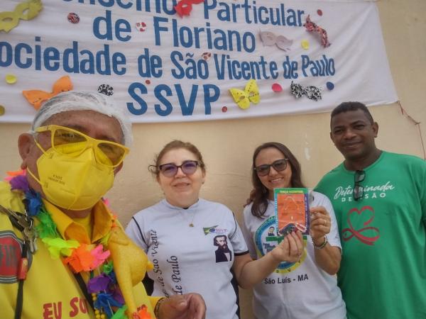 Sociedade São Vicente de Paulo realizou o tradicional retiro espiritual no período carnavalesco(Imagem:FlorianoNews)