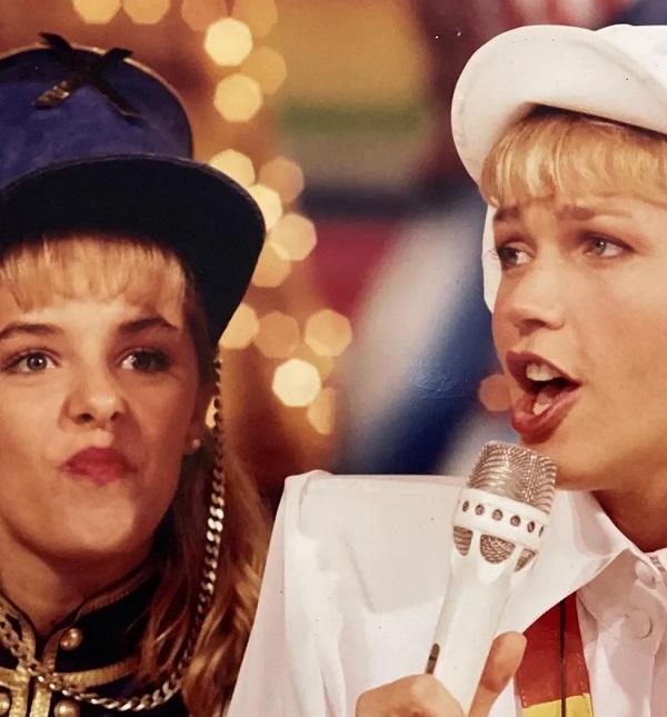  Bianca Rinaldi nos tempos de Paquita de Xuxa.(Imagem: Reprodução/Instagram )