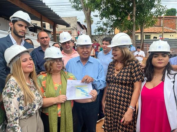 Ministra da Mulher Cida Gonçalves em visita a Teresina.(Imagem:Isabela Leal/g1 PI)