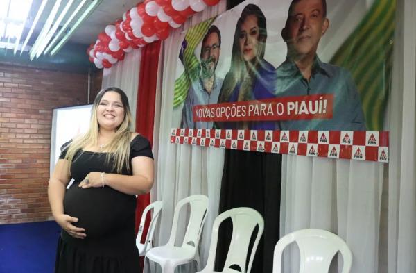 PMN oficializa a candidatura de Ravenna Castro ao Governo do Piauí.(Imagem:Layza Mourão/ g1 Piauí)