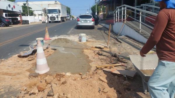 Infraestrutura: Serviço de tapa-buracos chega a mais seis bairros de Floriano(Imagem:Secom)