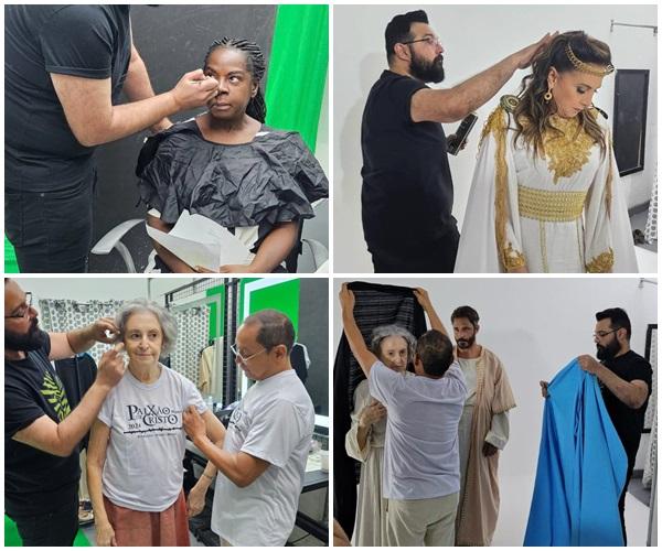 Produção da Paixão de Cristo de Floriano detalha bastidores da preparação dos atores nacionais.(Imagem:Divulgação)