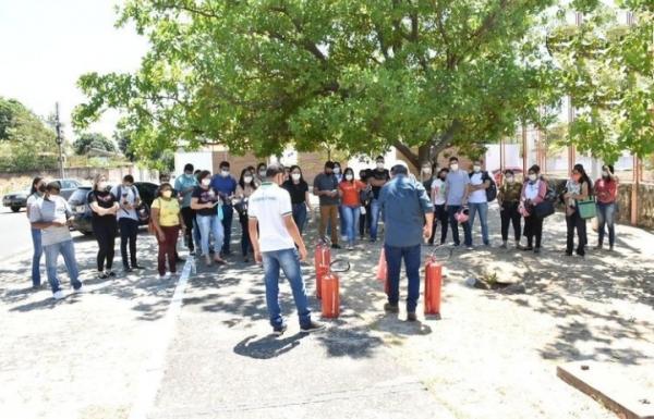 Instituída a Brigada de Incêndio e Pânico do Hospital Regional Tibério Nunes(Imagem:Reprodução/HRTN)