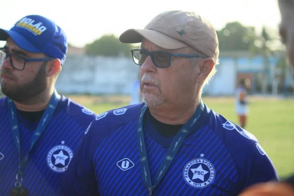  Pedro Manta, técnico do Parnahyba.(Imagem: Lucas Marinho / PHB )