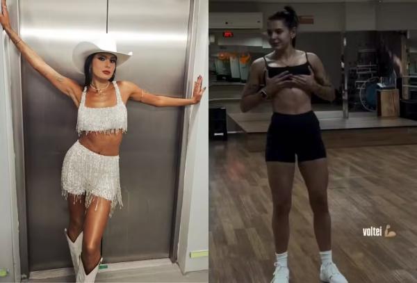 Ana Castela antes x depois(Imagem:Reprodução/ Instagram)