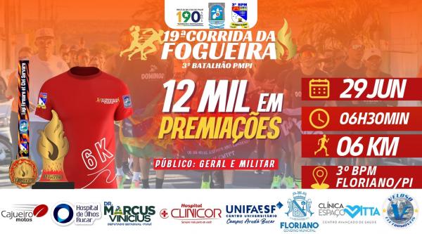 19ª Corrida da Fogueira(Imagem:Divulgação)