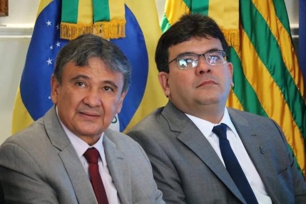 Wellington Dias e Rafael Fonteles(Imagem:Jonas Carvalho/ Portal ClubeNews)