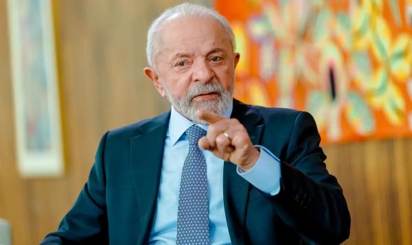 Presidente da República, Luiz Inácio Lula da Silva, durante entrevista no Palácio da Alvorada.(Imagem:Ricardo Stuckert/PR)