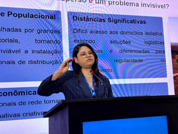 Keicyane Alves, assessora t&eacute;cnica da Diretoria de Saneamento, Transporte e Infraestrutura.(Imagem:Arquivo Pessoal)