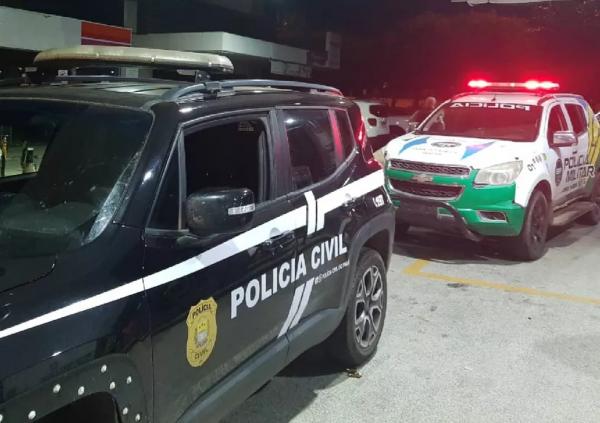 Suspeito de integrar facção criminosa é preso em restaurante na Zona Leste de Teresina(Imagem:Reprodução)