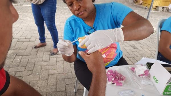 Em dia de combate a Aids, Saúde de Floriano realiza testagem gratuita.(Imagem:Secom)