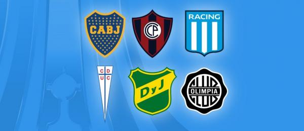 Fluminense, Atlético-MG e São Paulo estreiam diante Cerro Porteño, Boca Juniors e Racing, respectivamente.(Imagem:Editoria de Arte)