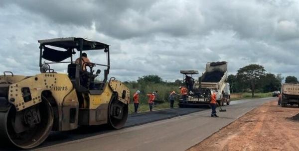 O trecho total soma 46,30 km de extensão e o cronograma de obras já atingiu 47% dos serviços realizados.(Imagem:Divulgação)