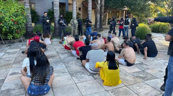 Foragida da Operação Faixa Rosa é presa em festa com influenciadores de Teresina. (Imagem:Divulgação)
