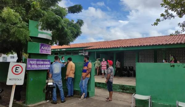 Pronto-socorro municipal de Parnaíba, Norte do Piauí.(Imagem:Felipe Cruz/ TV Clube)