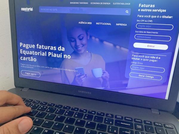 ATENDIMENTO EM CASA: Conheça o novo site e aplicativo da Equatorial Piauí.(Imagem:Divulgação)