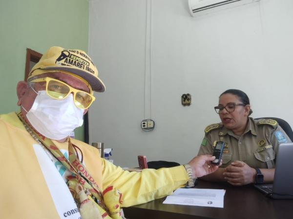 Major Leucijane, subcomandante do 3º Batalhão da Polícia Militar de Floriano.(Imagem:FlorianoNews)