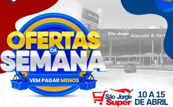 São Jorge Super oferece super ofertas da semana com parcelamento e descontos exclusivos.(Imagem:Reprodução/Instagram)